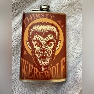 Trixie and Milo Thirsty as a Werewolf Flask